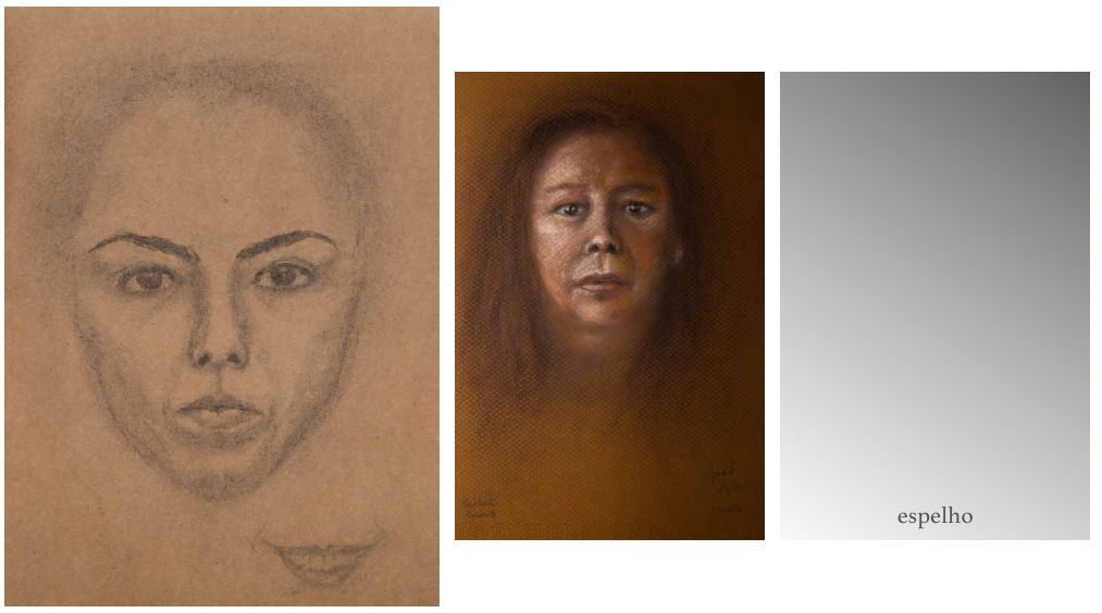 Mãe em autorretrato — approved portfolio composition